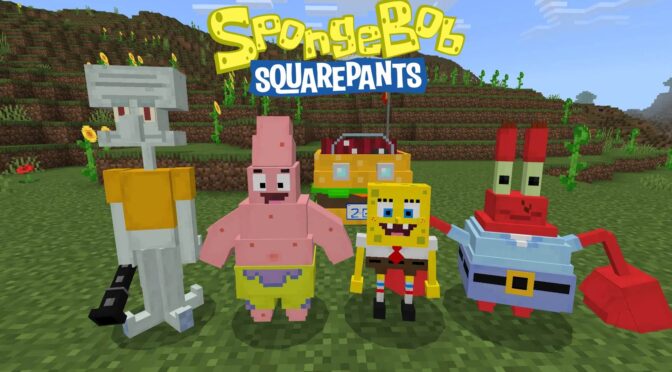 Spongebob Addon minecraft pe - mmcpeaddon