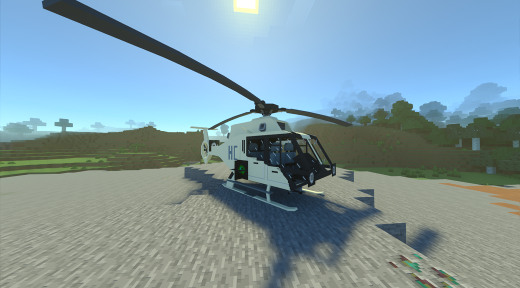 Survival Helicopters V1.5 addon minecraft pe